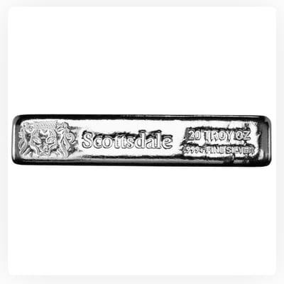 20 oz Scottsdale Cast Silver Bar 