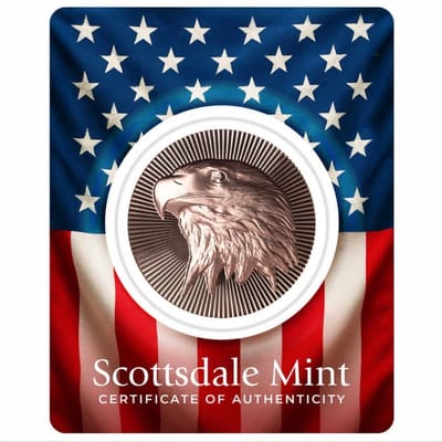 1 oz Copper Eagle Stacker Packaged in Certi-Lock
