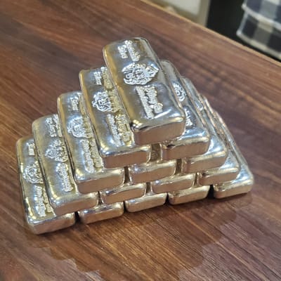 5 oz Scottsdale Silver Cast Bar - additional view