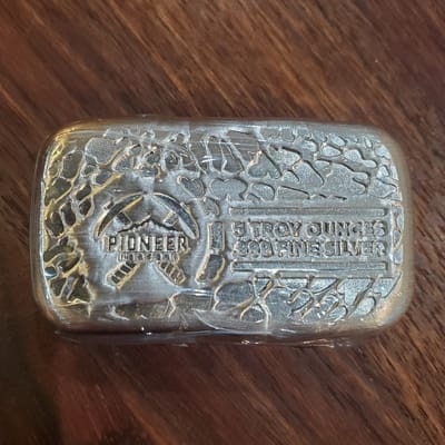 Pioneer Metals 5 ounce silver bar