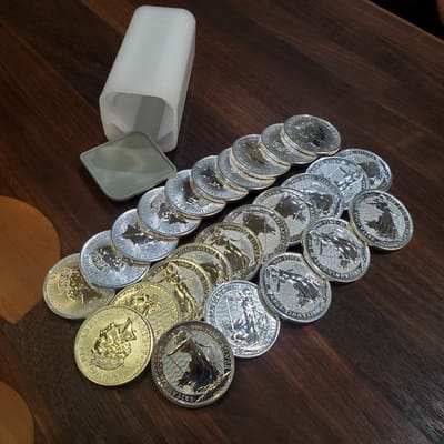 BU 1 oz Silver Britannia Random Date - additional view