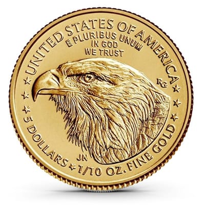 BU 2026 1/10th oz American Gold Eagle - additional view