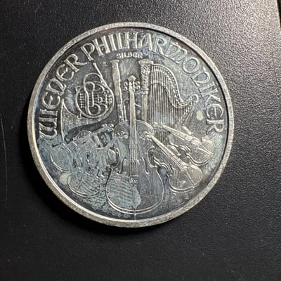 2015 Austria 1 oz Silver Philharmonic - additional view