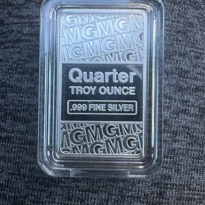 GovMint 1/4 oz .999 Fine Silver Bar in Capsule