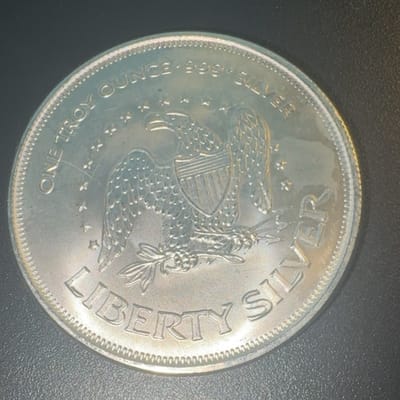 1 oz A-Mark Liberty Bell Silver Round .999 Fine - additional view