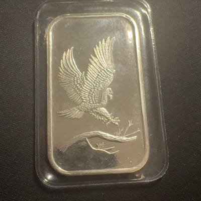 1 oz SilverTowne Eagle Landing .999 Silver Bar
