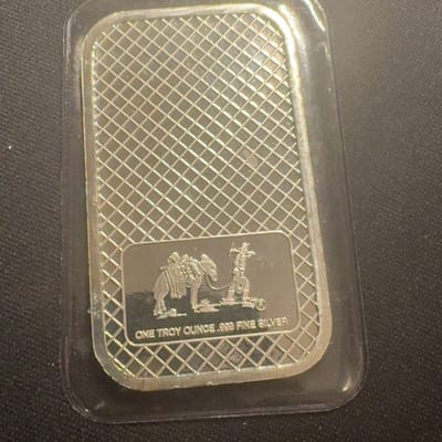 1 oz SilverTowne Eagle Landing .999 Silver Bar - additional view