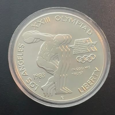 1983-S LA Olympics Commemorative Silver Dollar