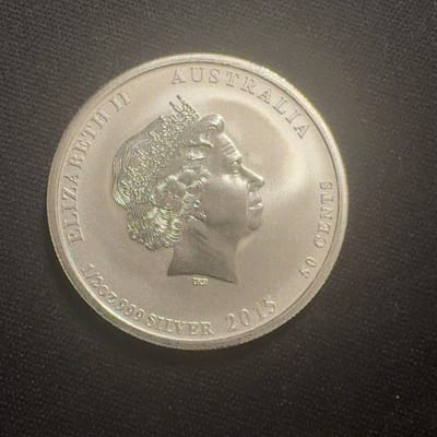 2015 Australia 1/2 oz Silver Battle Coral Sea 