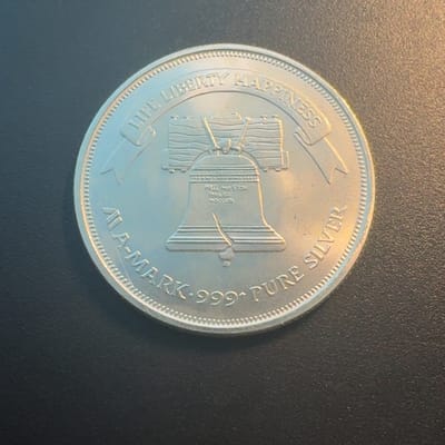 1 oz A-Mark Liberty Bell Silver Round .999 Fine
