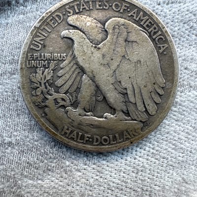 1918-D Walking Liberty Silver Half Dollar Key Date