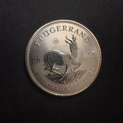 2017 1 oz Silver Krugerrand 50th Anniv Privy