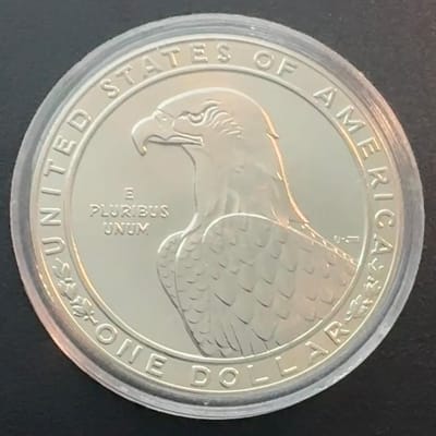 1983-S LA Olympics Commemorative Silver Dollar - additional view
