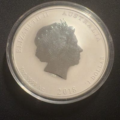 2018 1oz Perth Mint Silver Lunar Year of the Dog - additional view