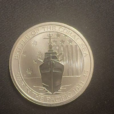 2015 Australia 1/2 oz Silver Battle Coral Sea  - additional view