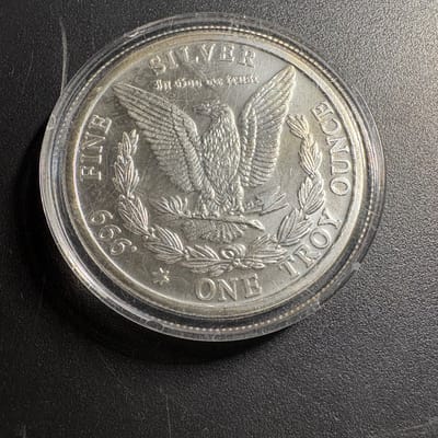 Morgan Design 1 oz Silver Round - additional view