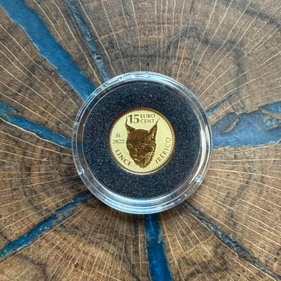 2022 1/10 .999 Gold Spanish Lynx