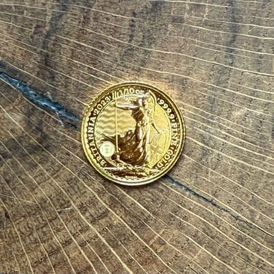 2023 1/10 .999 gold Gt Britain Britannia