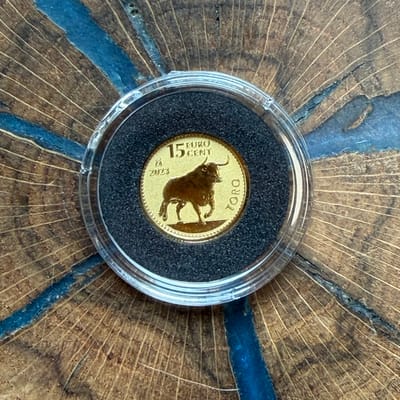 2023 1/10 .999 Gold Spanish Bull 