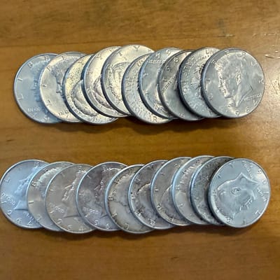 90% silver Kennedy halves