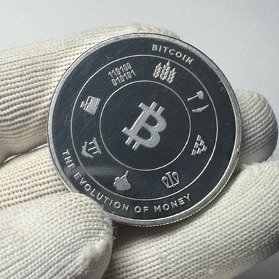 BitPay Bitcoin 1 oz silver round - additional view