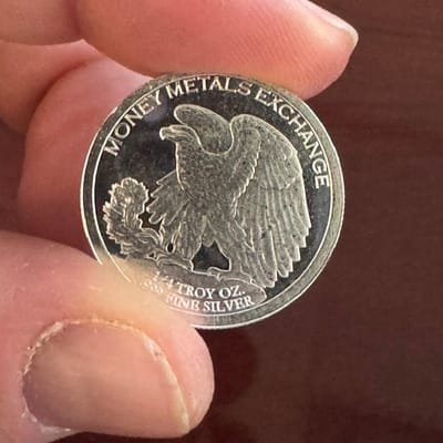 SPOT 1/4 oz Money Metals Exchange Walker .999  - additional view