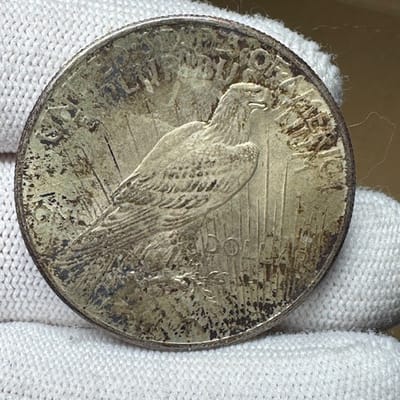 NO RESERVE 1925 Peace Dollar - additional view