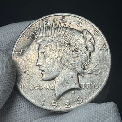 1926 Peace Silver Dollar - Champagne Tone