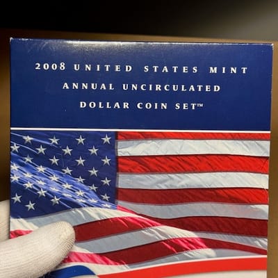 OGP 2008 US Mint Annual Uncirculated Dollar Set  - additional view