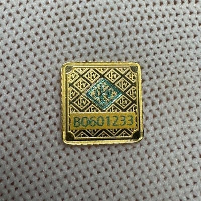 PRICE DROP 1 Gram Geiger Gold 999.9 Bullion Loose - additional view