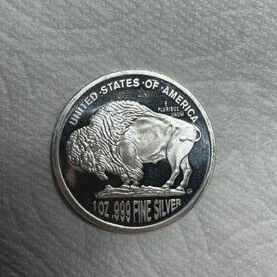 1 oz Proof Buffalo Silver Round .999 - additional view