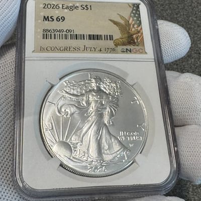 NGC MS69 2026 American Silver Eagle