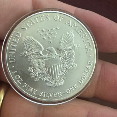 George W Bush colorized 2000 American Eagle 1 oz - additional view