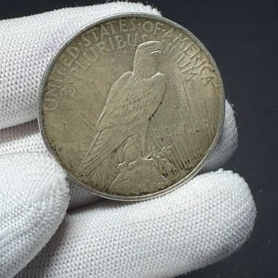 TONED 1922 Peace Silver Dollar - additional view