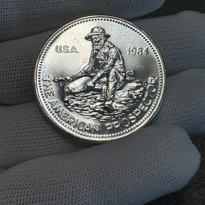 1984 Engelhard Prospector 1 oz Silver Round