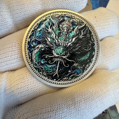 GREAT DEAL Cool2Coin Colorized Silver Serpent 2025