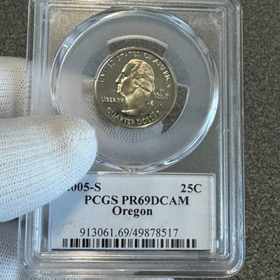 2005-S Oregon State Quarter – PCGS PR69DCAM - additional view