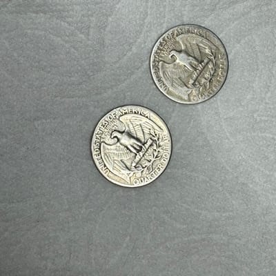 BELOW MELT 1930s $0.50 FV Junk 90% Quarters - additional view
