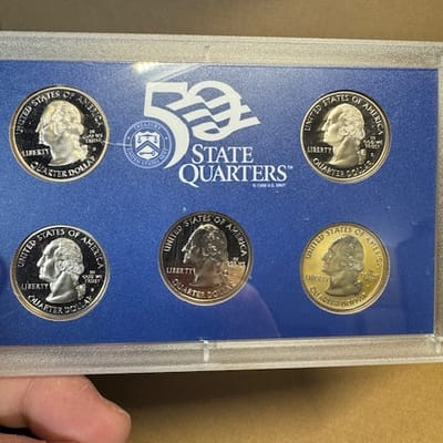 1999 US Mint 50 State Quarters Proof Set - No box