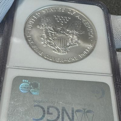 NGC MS69 2006 American Silver Eagle - additional view