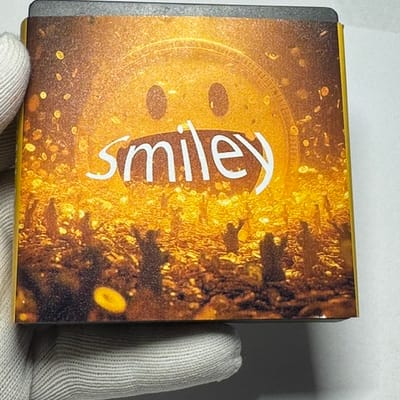 2026 Liberia Smiley Face 1/1000 oz .9999 Gold Coin - additional view