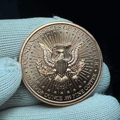U.S. Army 250 Years of Service Copper 1 oz. BU - additional view