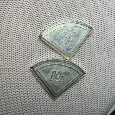 ** SPOT 1/4 ounce Pop Bullion Silver SPOT ** - additional view
