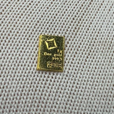 Valcambi Suisse 1 Gram Gold Bar .9999