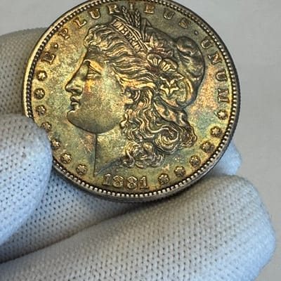 TOP TONER! 1881-S Morgan Silver Dollar