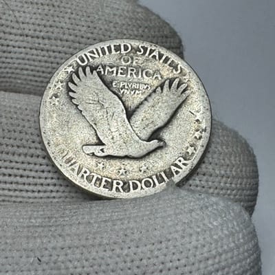 SPOT 1927 Standing Liberty Quarter - readable date - additional view