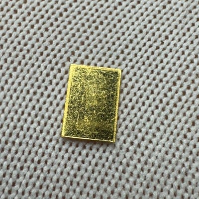 Valcambi Suisse 1 Gram Gold Bar .9999 - additional view