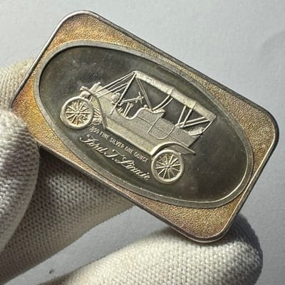 Vintage Madison Mint Ford “Lizzie” 1 oz Silver Bar