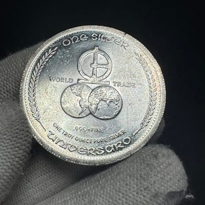 VINTAGE 1972 Universaro World Trade Unit 1 oz  - additional view