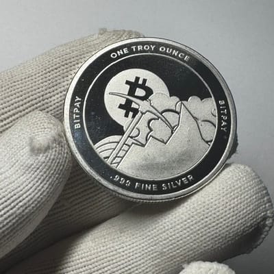 BitPay Bitcoin 1 oz silver round